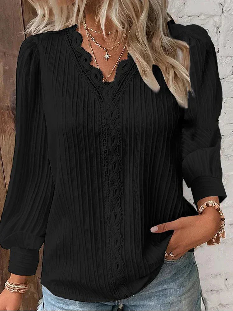 RENATA™ - Klassisk veckad topp