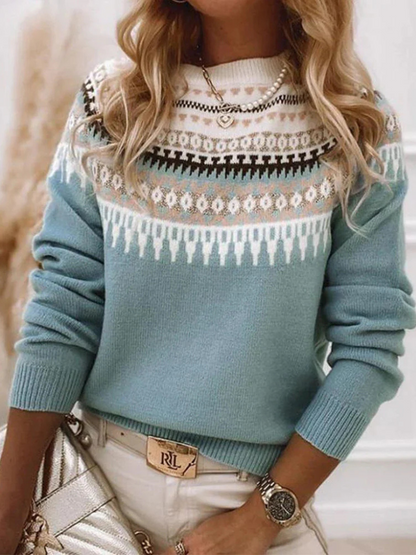 Madison™ Cozy Nordic Knit Sweateris dit