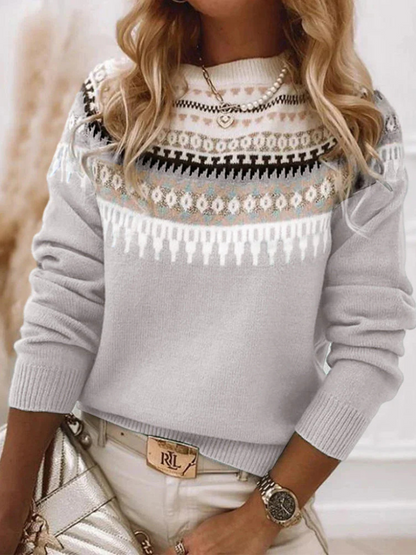 Madison™ Cozy Nordic Knit Sweateris dit