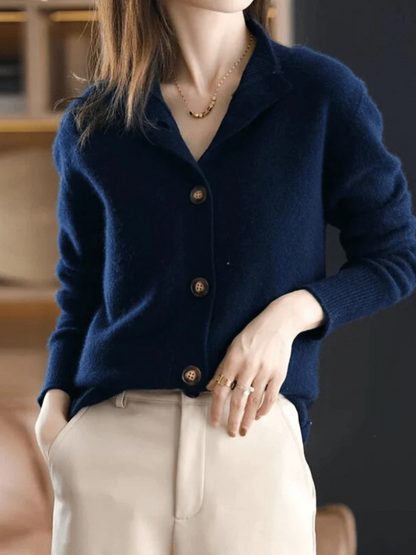 Sofia™ Cozy Button Cardigan