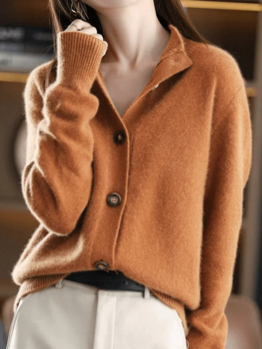 Sofia™ Cozy Button Cardigan