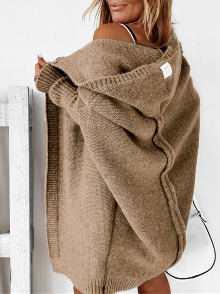 Victoria™ Cozy Cashmere Hooded Cardigan