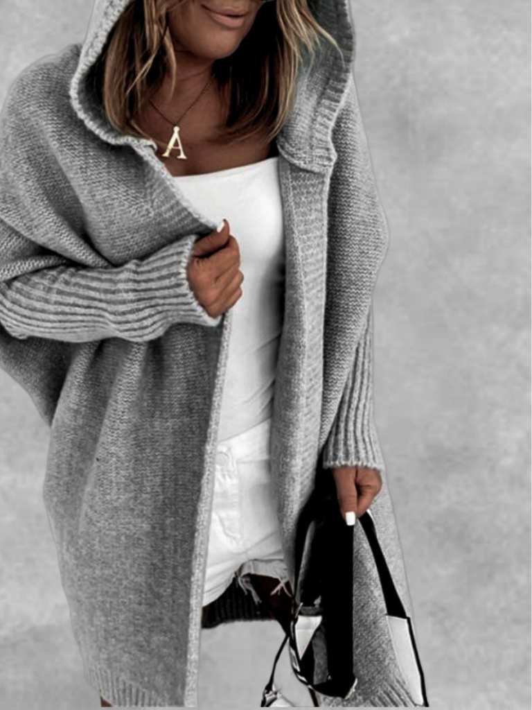 Victoria™ Cozy Cashmere Hooded Cardigan