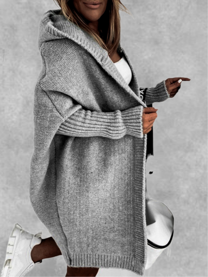 Victoria™ Cozy Cashmere Hooded Cardigan