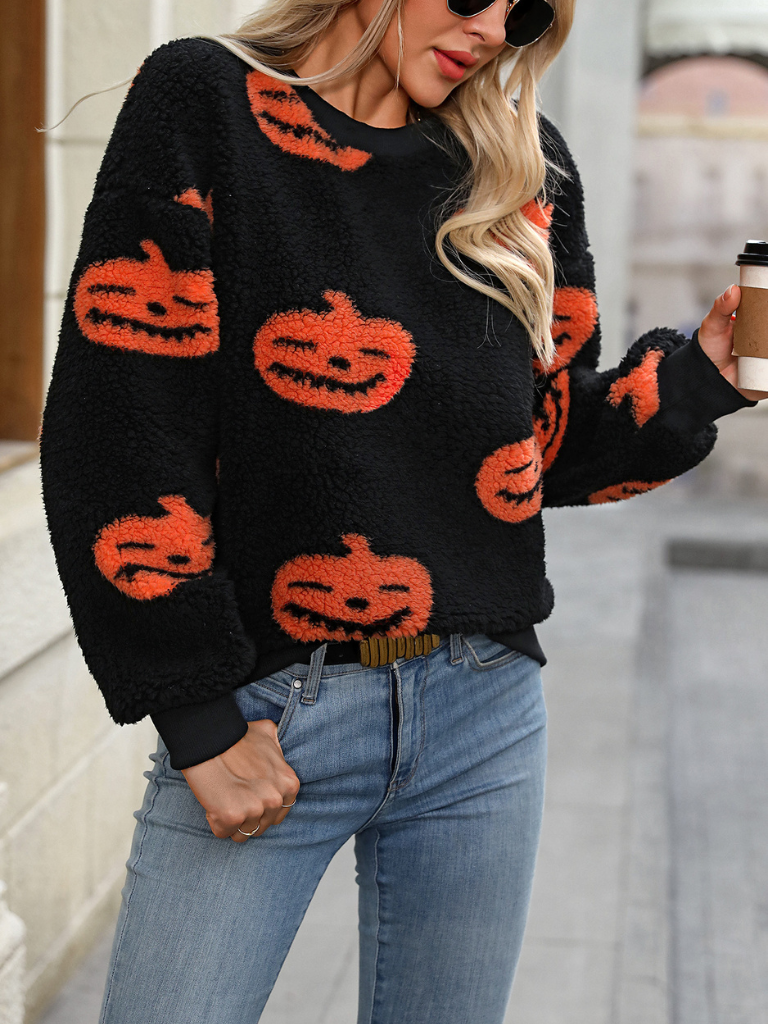Autumn™ Cozy Pumpkin Knit Sweater