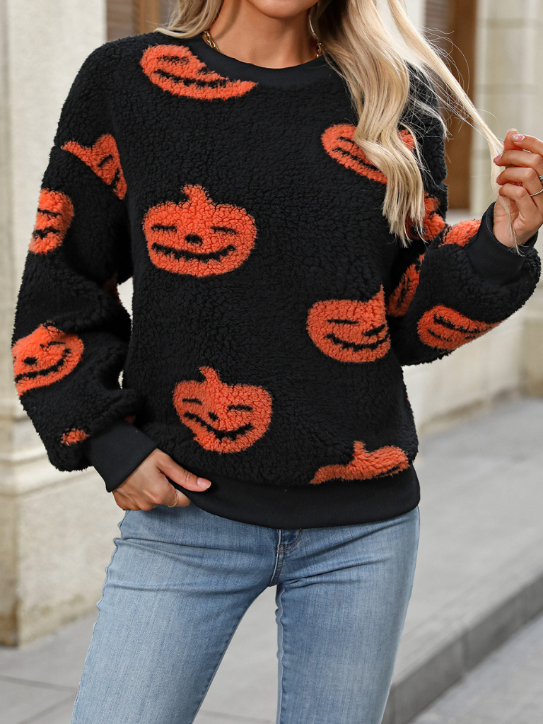 Autumn™ Cozy Pumpkin Knit Sweater