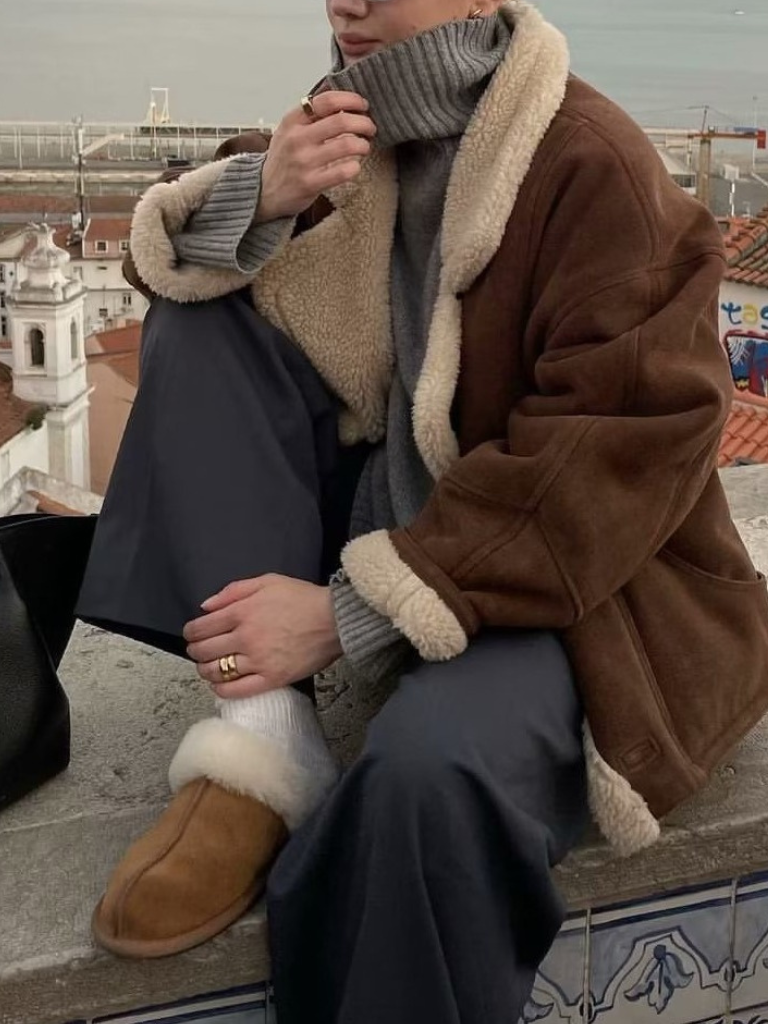 Margot™ Faux Shearling Oversized Coat