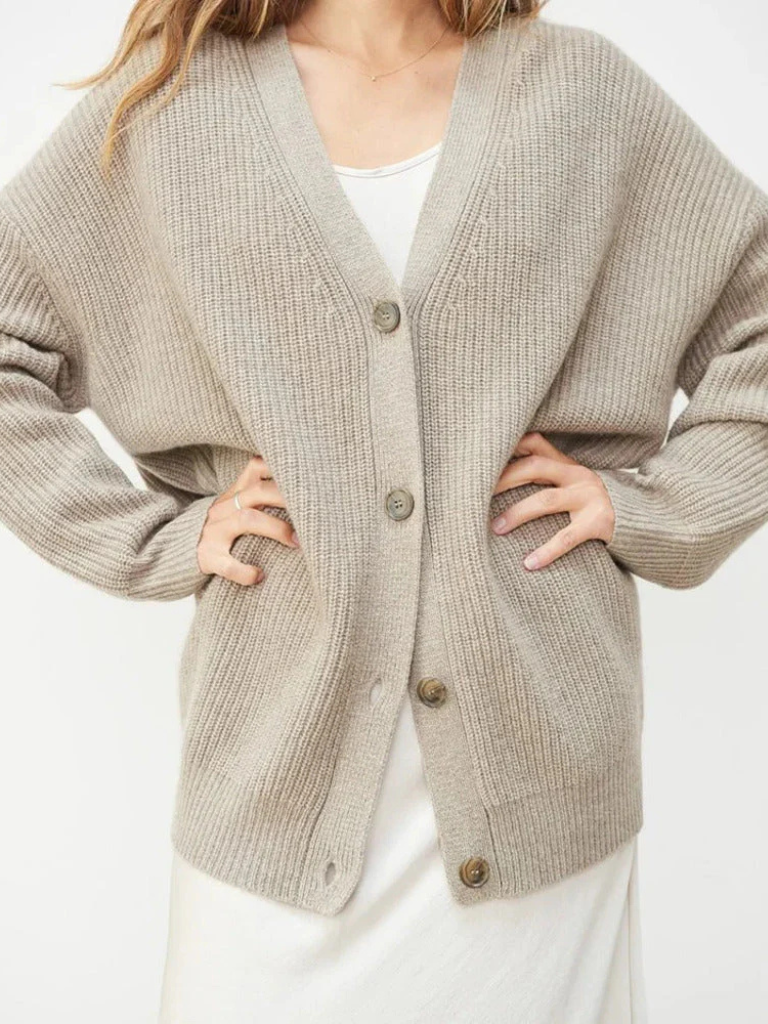 Evelyn™ Cozy Ribbed Cardigan