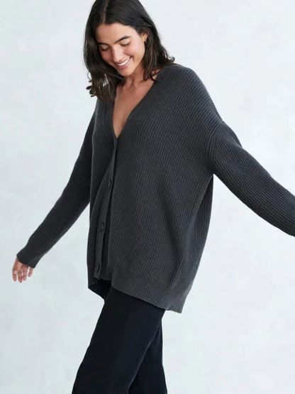 Evelyn™ Cozy Ribbed Cardigan