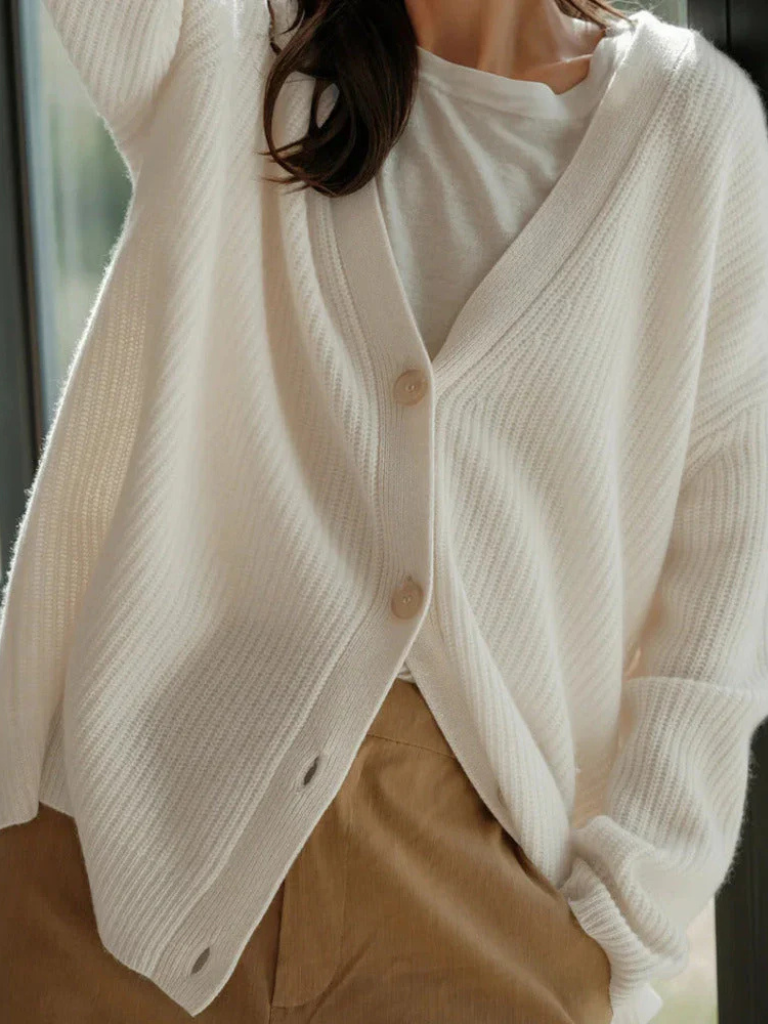 Evelyn™ Cozy Ribbed Cardigan