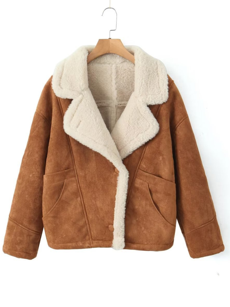 Margot™ Faux Shearling Oversized Coat