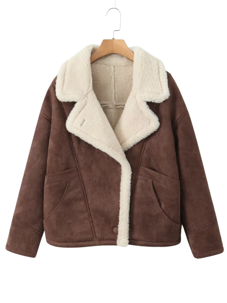 Margot™ Faux Shearling Oversized Coat