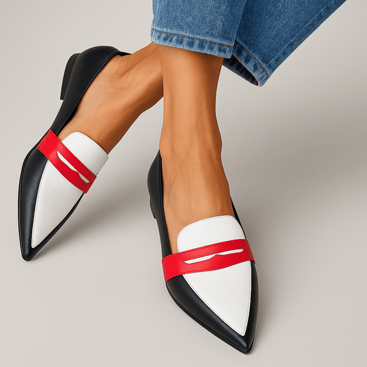 Chiara - Veganska läderloafers