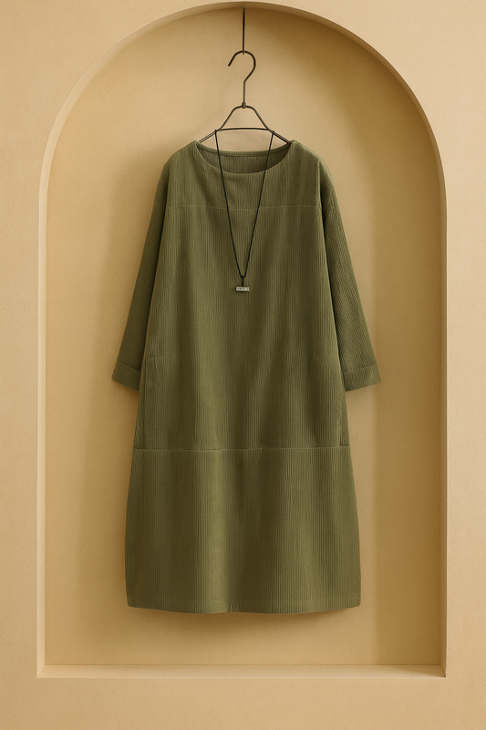 Freja™ corduroy winter dress