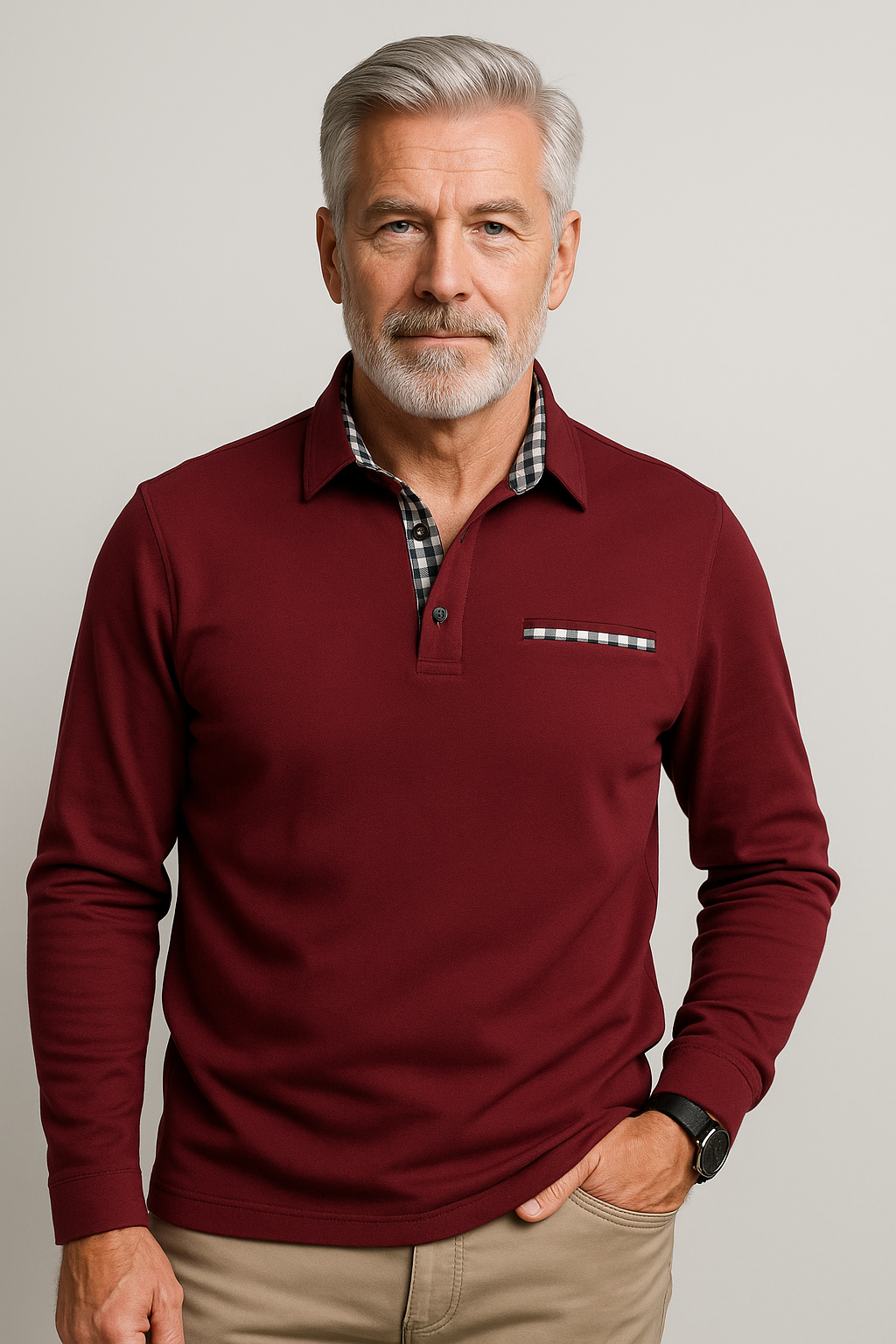 Björn | Polo shirt with long sleeves