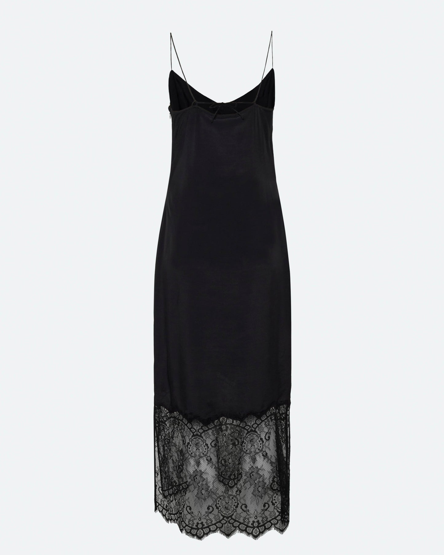 Freja™ | Elly midi dress with lace | Black