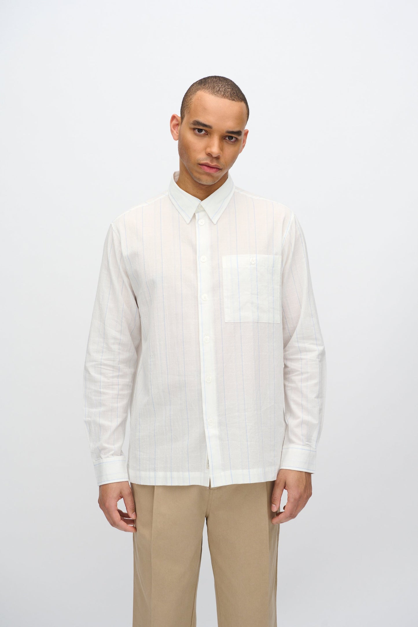 Freja™ | Francis long sleeve shirt | Coconut milk