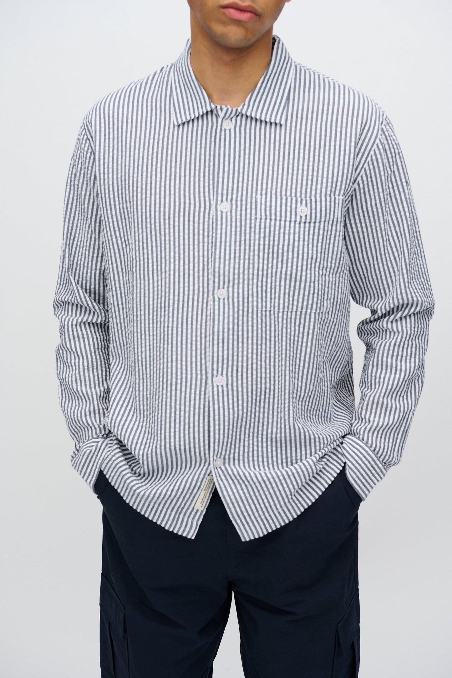 Freja™ | Francis long sleeve shirt | Sky Captain