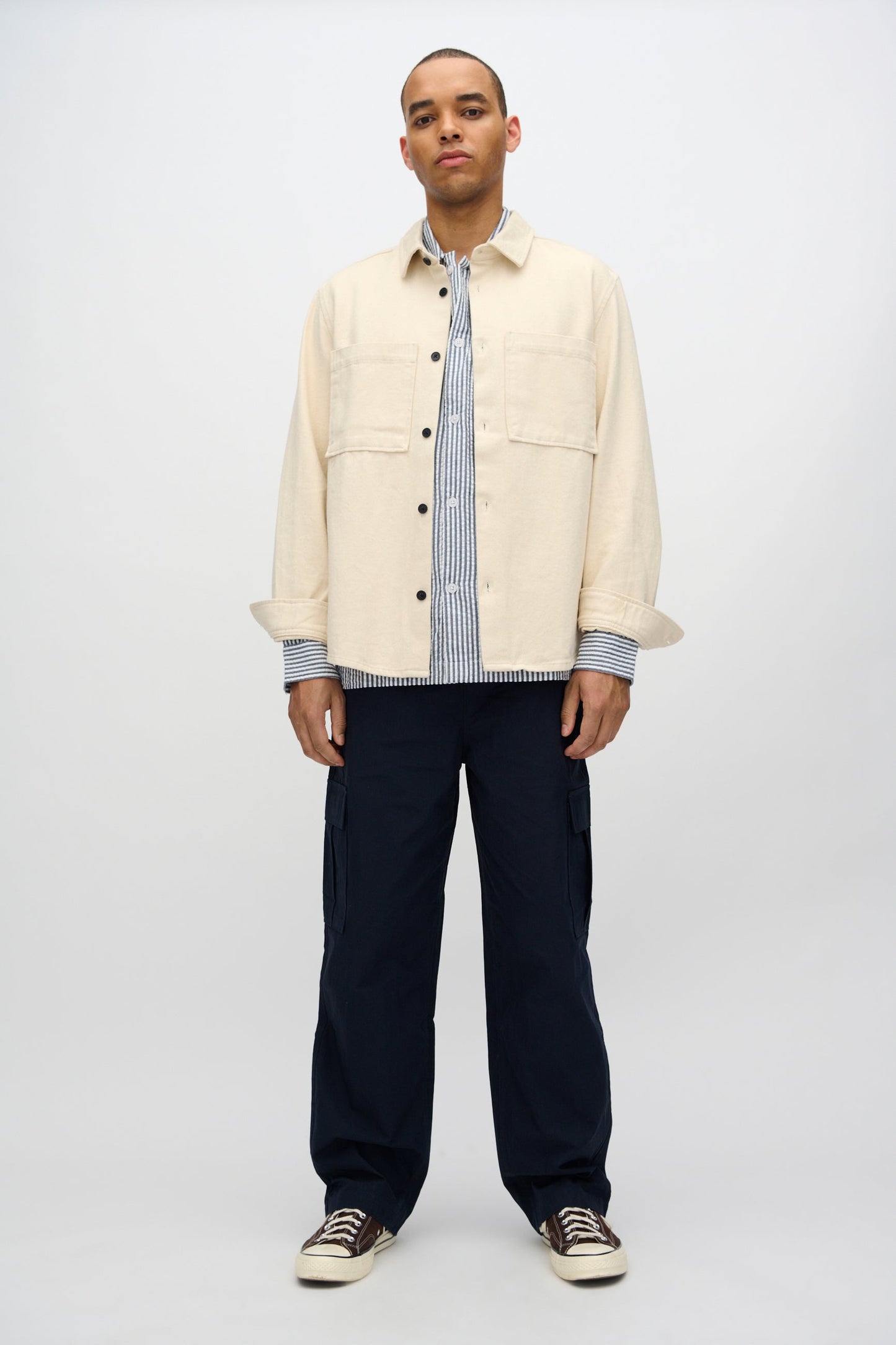 Freja™ | Francis long sleeve shirt | Sky Captain