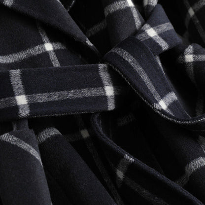 Valmere™ – Tailored Check Wool Coat