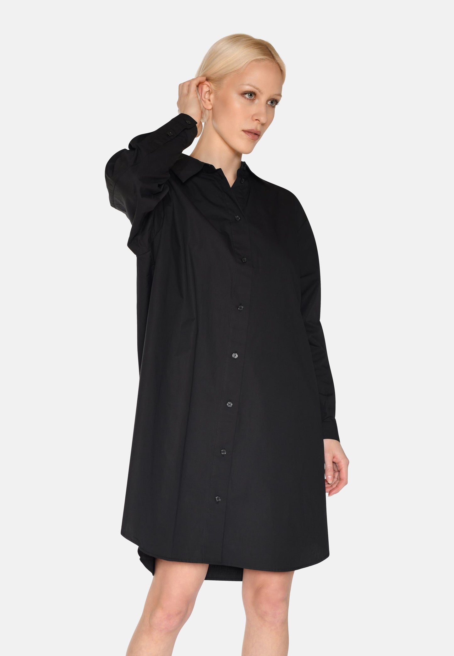 Freja™ | Hannah shirt dress | Black