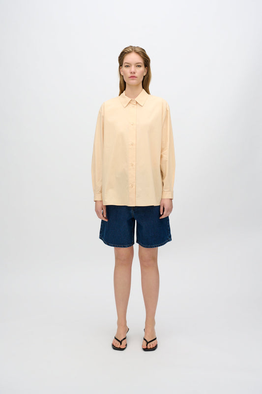 Freja™ | Harper Long Sleeve Shirt | Creme de Peche