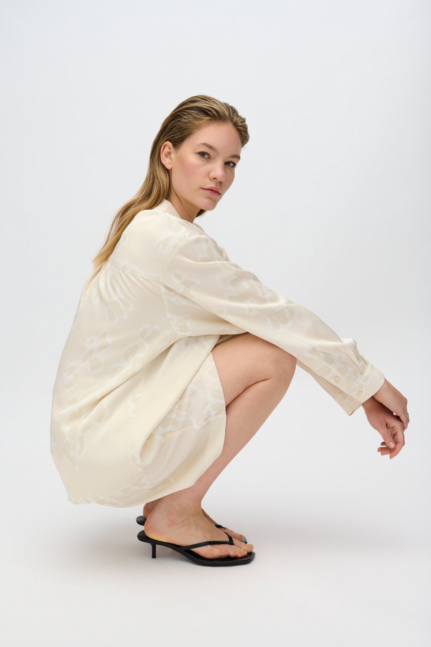 Freja™ | Harper long sleeve shirt | Buttercream