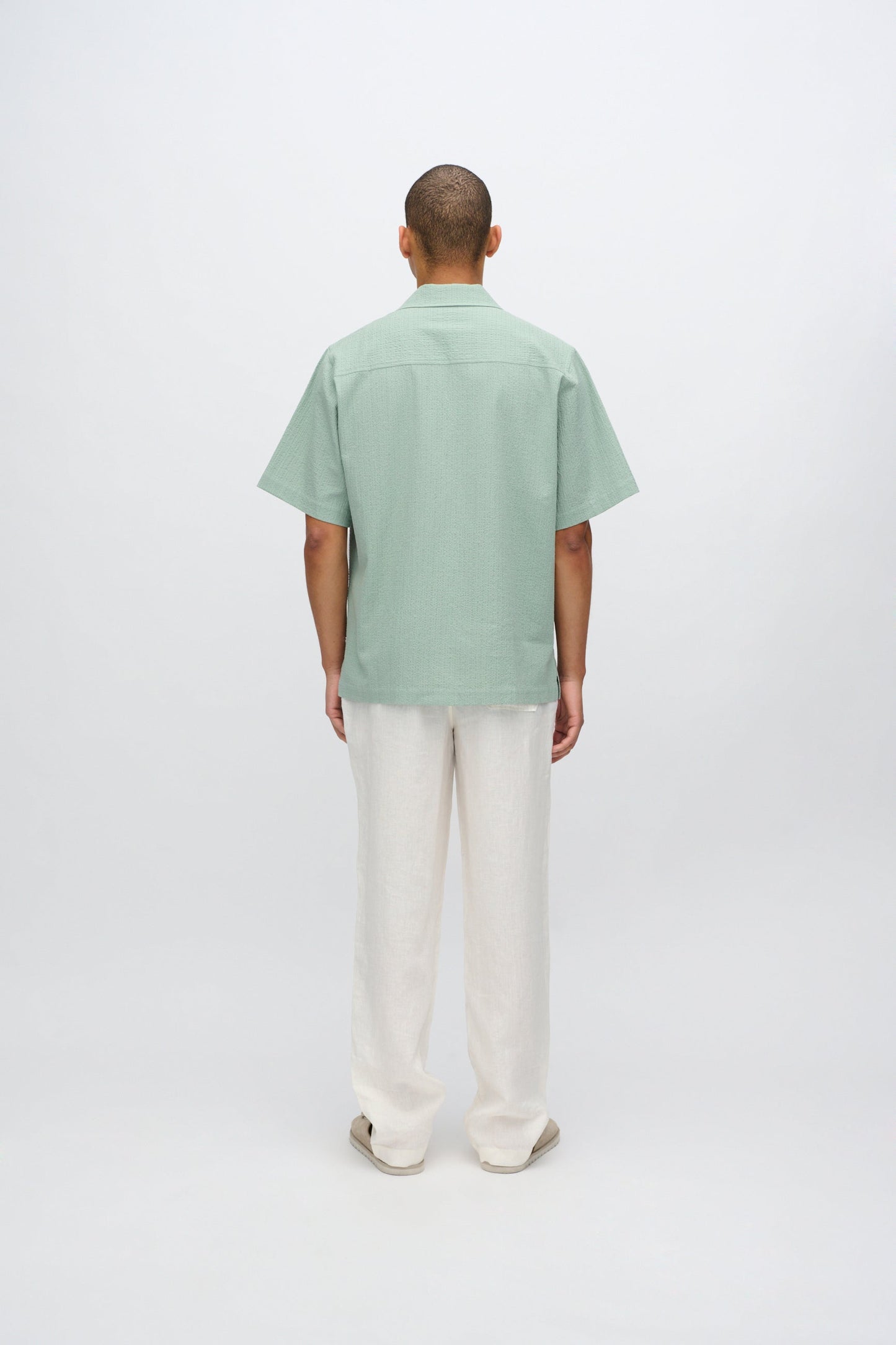 Freja™ | Hayden casual short sleeve shirt | Ice green