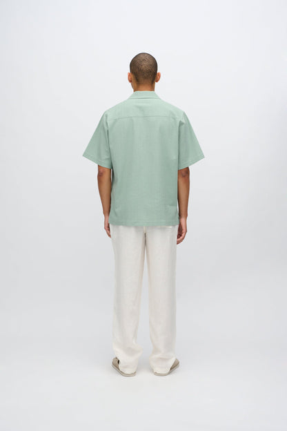 Freja™ | Hayden casual short sleeve shirt | Ice green