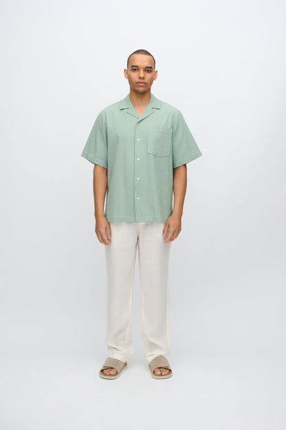 Freja™ | Hayden casual short sleeve shirt | Ice green