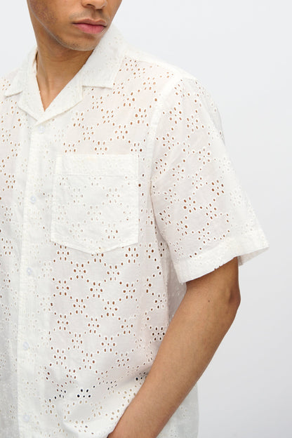 Freja™ | Hayden Casual Short Sleeve Shirt | Coconut Milk