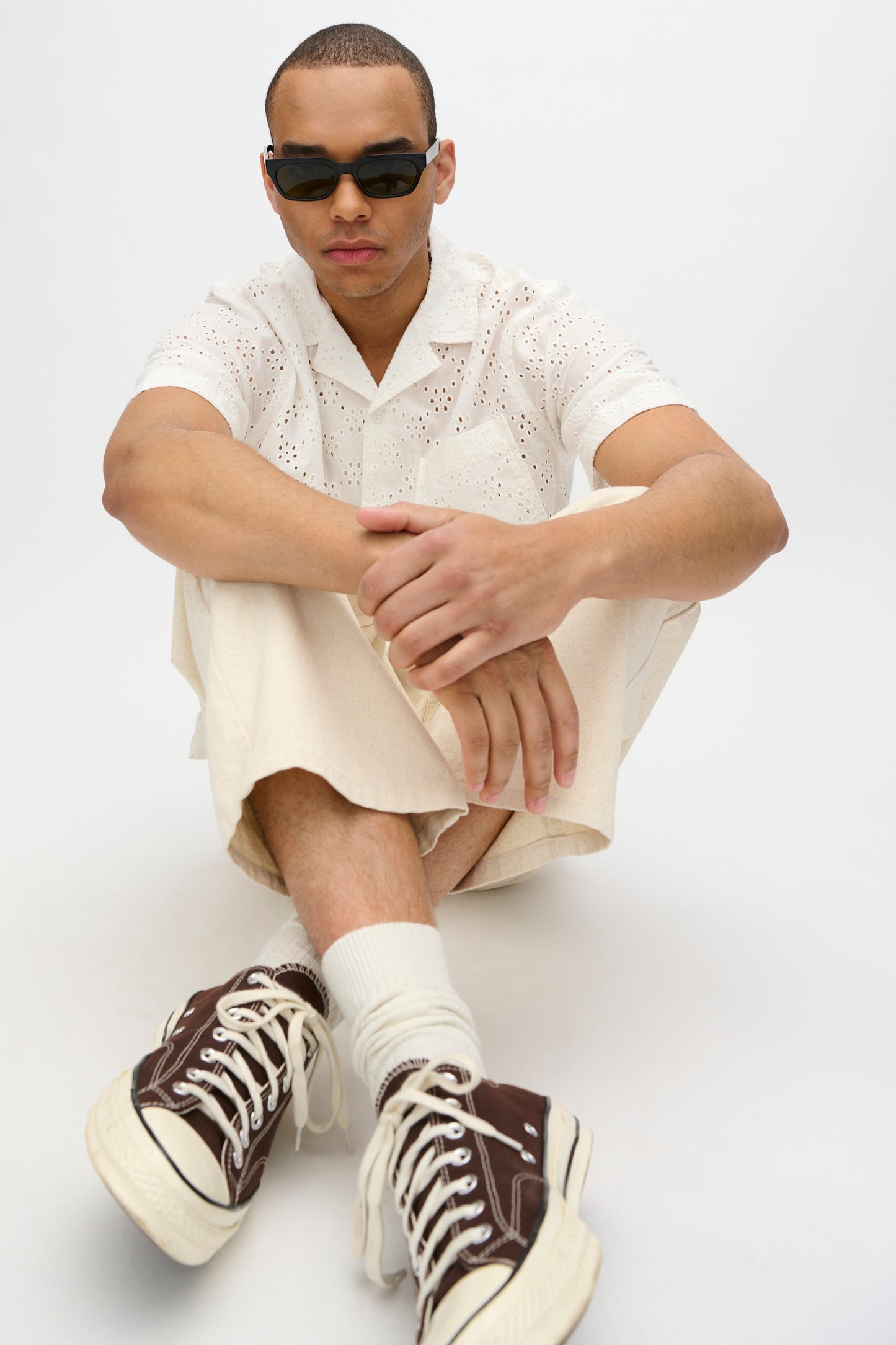 Freja™ | Hayden Casual Short Sleeve Shirt | Coconut Milk