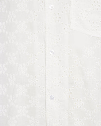 Freja™ | Hayden Casual Short Sleeve Shirt | Coconut Milk