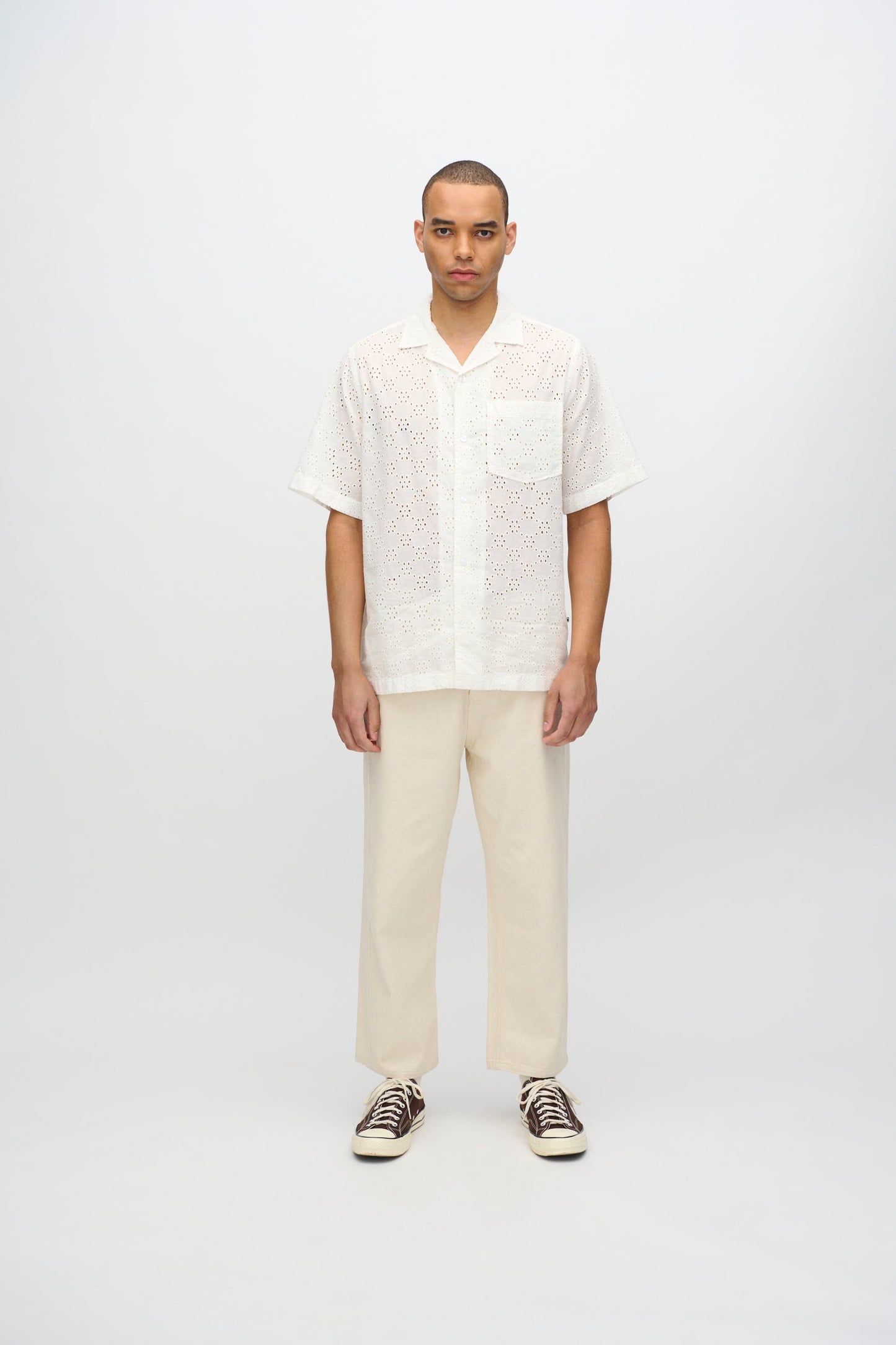 Freja™ | Hayden Casual Short Sleeve Shirt | Coconut Milk
