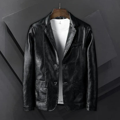 Elias™ – Leather blazer for men with timeless style