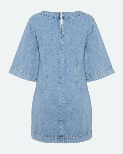 Freja™ | Jamilla denim dress | Light blue
