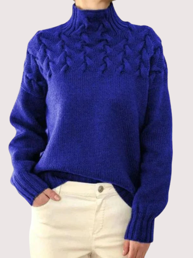 Martha™ Cozy Roll-Neck Knit Sweater