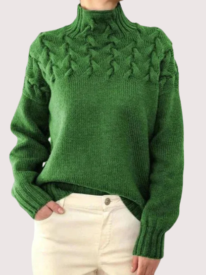Martha™ Cozy Roll-Neck Knit Sweater