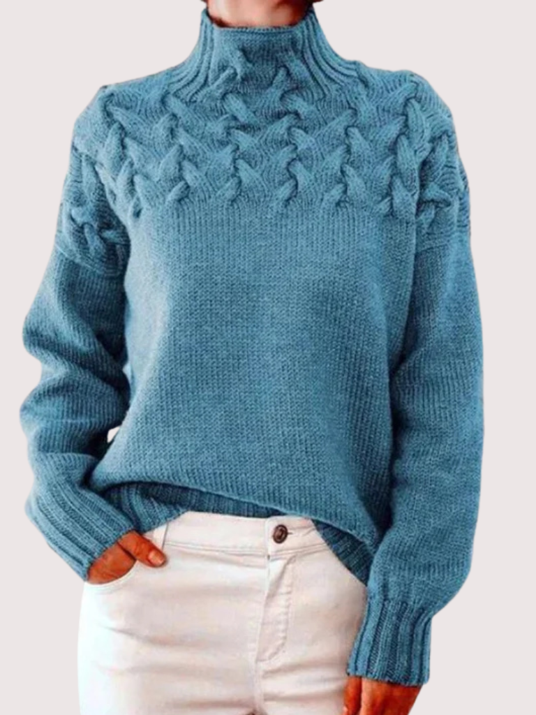 Martha™ Cozy Roll-Neck Knit Sweater