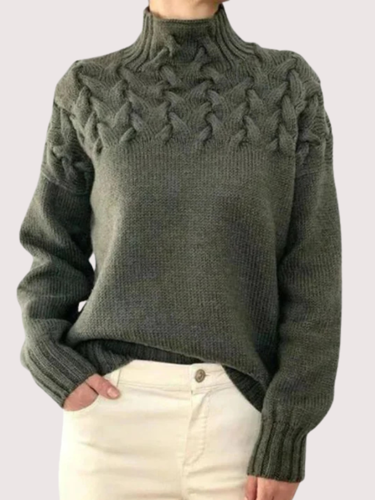 Martha™ Cozy Roll-Neck Knit Sweater