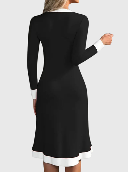 Elara™ Buttoned Midi Dress