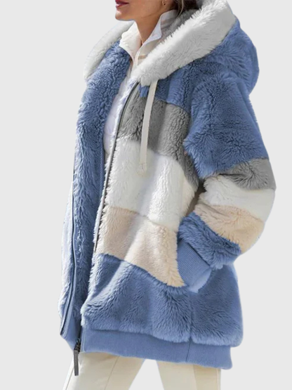 Lucinda™ Plush Hooded Winter Jacket