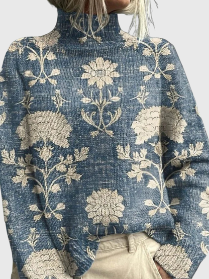 Janice™ Cozy Textured Turtleneck Sweater