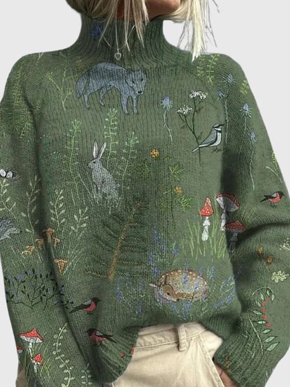 Janice™ Cozy Textured Turtleneck Sweater