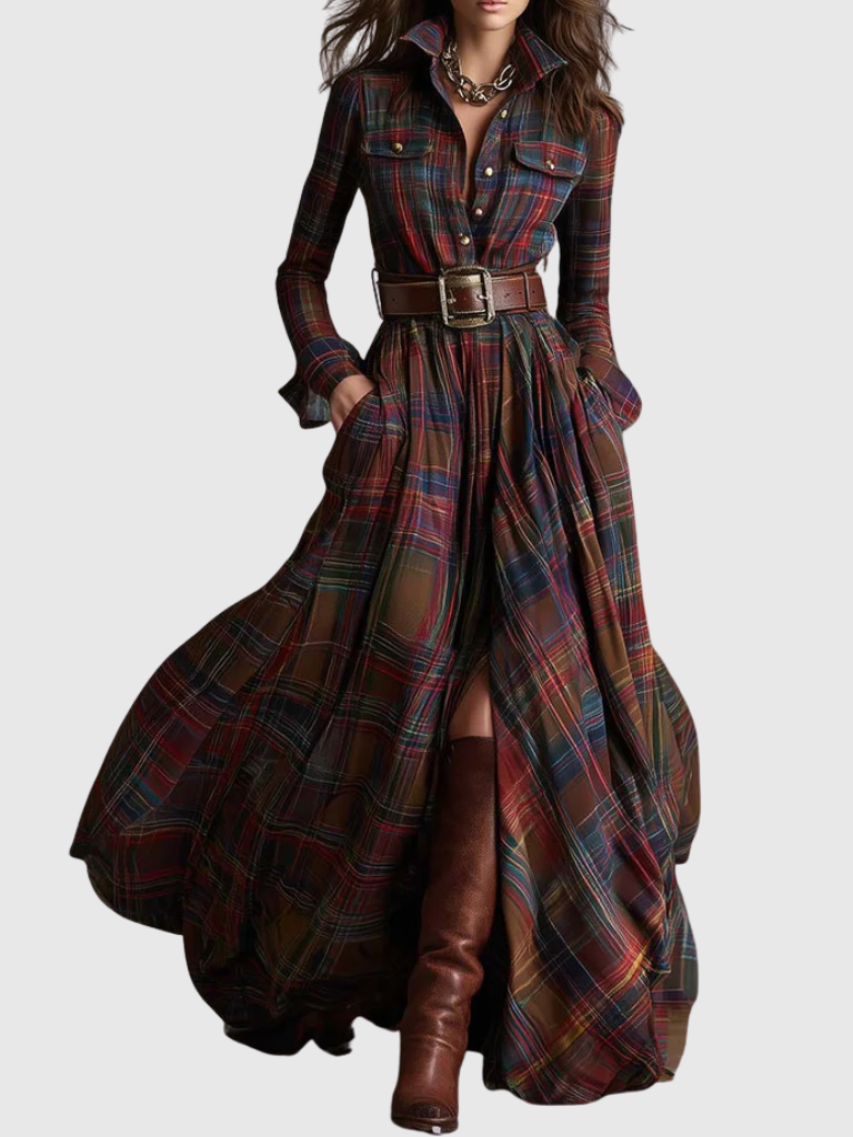 Maribel™ Heritage Flow Maxi Dress