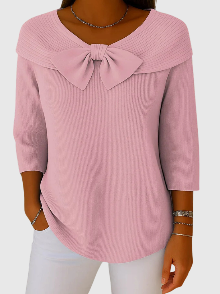 Diana™ Cozy Bow Knit Top