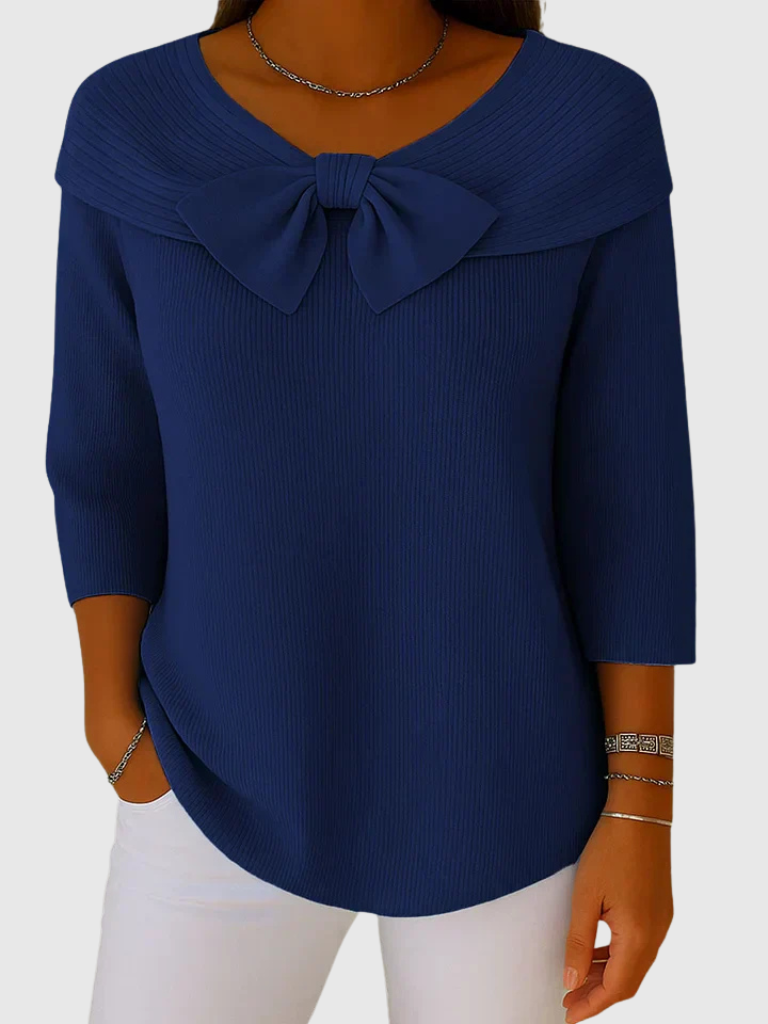 Diana™ Cozy Bow Knit Top