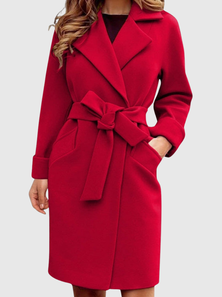 Charlotte™ Belted Longline Trench Coat