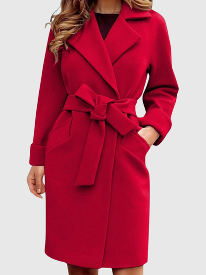 Charlotte™ Belted Longline Trench Coat