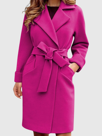 Charlotte™ Belted Longline Trench Coat